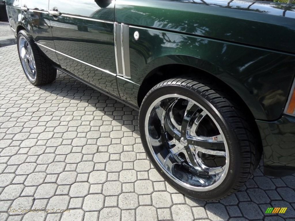 2004 Range Rover HSE - Epsom Green Metallic / Sand/Jet Black photo #29