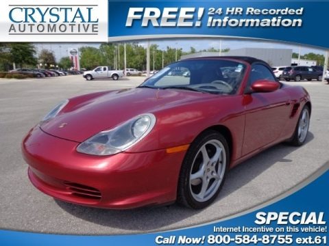 Guards Red 2003 Porsche Boxster 