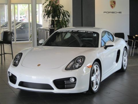 White 2014 Porsche Cayman S