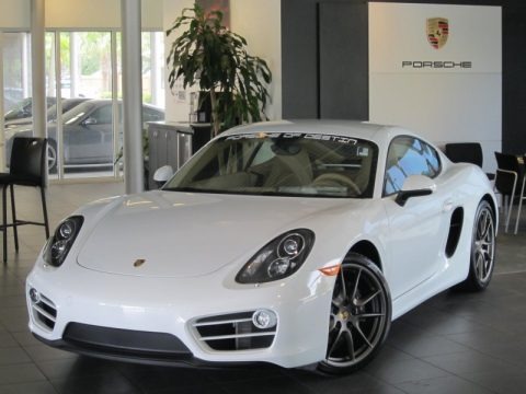 White 2014 Porsche Cayman 