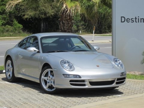 Arctic Silver Metallic 2006 Porsche 911 Carrera Coupe