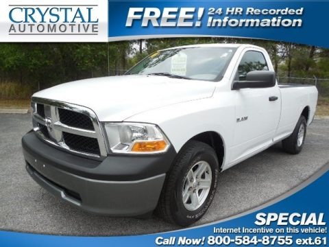 Stone White 2010 Dodge Ram 1500 ST Regular Cab