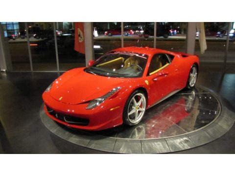 Rosso Corsa (Red) 2011 Ferrari 458 Italia