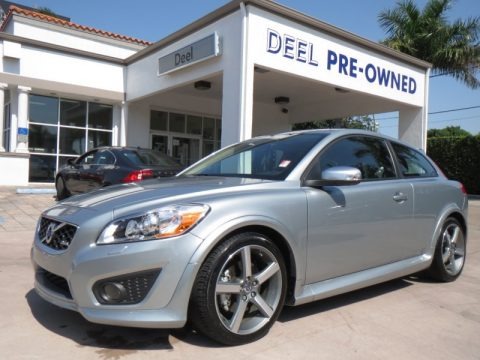 Electric Silver Metallic 2013 Volvo C30 T5 R-Design