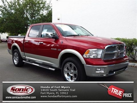 Inferno Red Crystal Pearl 2009 Dodge Ram 1500 SLT Crew Cab 4x4