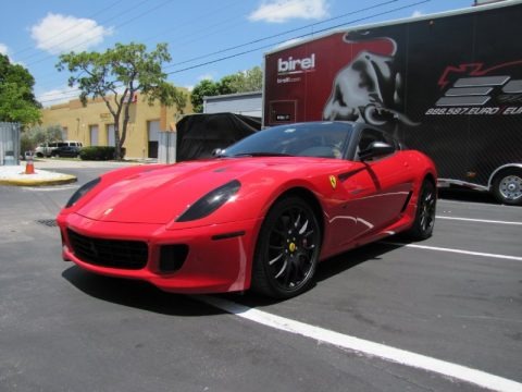 Rosso Corsa (Red) 2008 Ferrari 599 GTB Fiorano F1