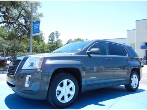 Cyber Gray Metallic 2011 GMC Terrain SLE