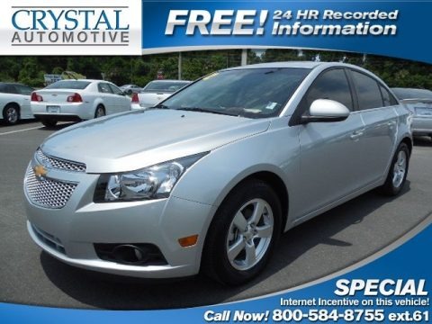 Silver Ice Metallic 2012 Chevrolet Cruze LT Silver Ice Metallic 2012 Chevrolet Cruze LT
