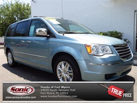 Clearwater Blue Pearl 2009 Chrysler Town & Country Limited Clearwater Blue Pearl 2009 Chrysler Town & Country Limited