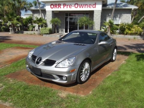 designo Graphite Metallic 2007 Mercedes-Benz SLK 55 AMG Roadster designo Graphite Metallic 2007 Mercedes-Benz SLK 55 AMG Roadster