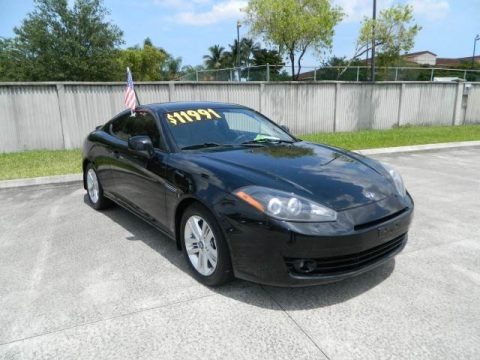 Black Pearl 2008 Hyundai Tiburon GS Black Pearl 2008 Hyundai Tiburon GS