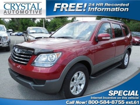 Spicy Red 2009 Kia Borrego LX V6 Spicy Red 2009 Kia Borrego LX V6
