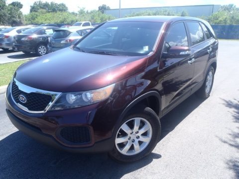 Dark Cherry 2011 Kia Sorento LX Dark Cherry 2011 Kia Sorento LX