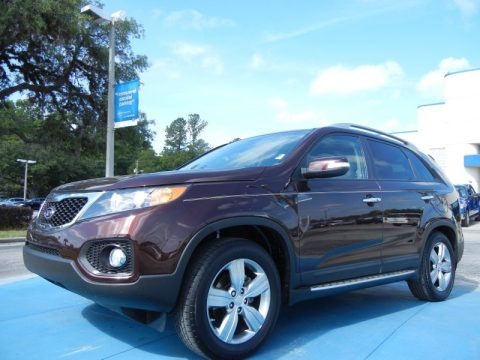 Dark Cherry 2012 Kia Sorento EX V6 Dark Cherry 2012 Kia Sorento EX V6