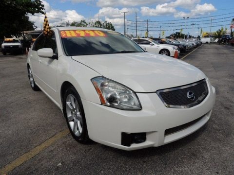 Winter Frost Pearl 2007 Nissan Maxima 3.5 SE Winter Frost Pearl 2007 Nissan Maxima 3.5 SE