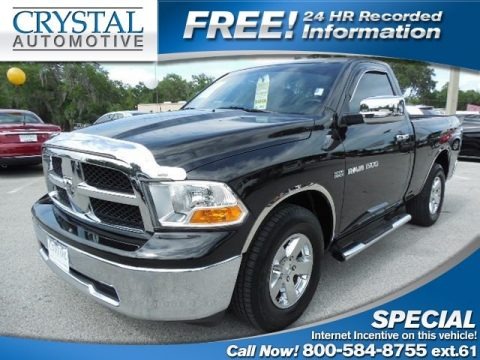 Brilliant Black Crystal Pearl 2011 Dodge Ram 1500 SLT Regular Cab Brilliant Black Crystal Pearl 2011 Dodge Ram 1500 SLT Regular Cab