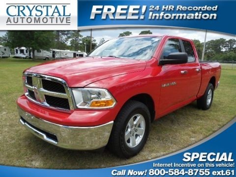 Flame Red 2012 Dodge Ram 1500 SLT Quad Cab 4x4 Flame Red 2012 Dodge Ram 1500 SLT Quad Cab 4x4