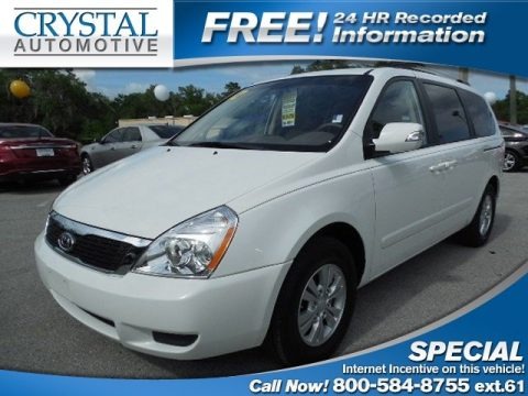 Clear White 2012 Kia Sedona LX Clear White 2012 Kia Sedona LX