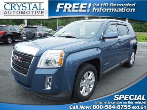 Steel Blue Metallic 2012 GMC Terrain SLE