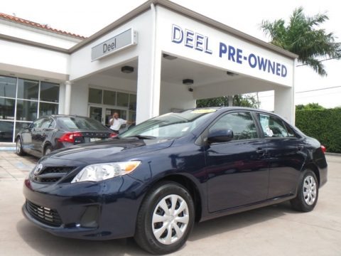 Nautical Blue Metallic 2011 Toyota Corolla LE