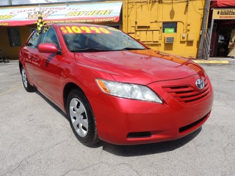 Barcelona Red Metallic 2009 Toyota Camry LE