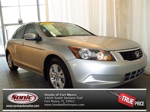 Alabaster Silver Metallic 2009 Honda Accord LX-P Sedan