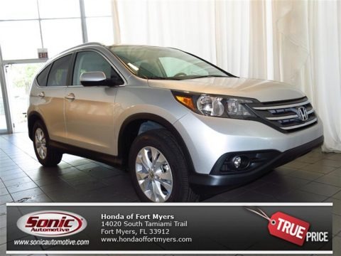 Alabaster Silver Metallic 2013 Honda CR-V EX-L AWD