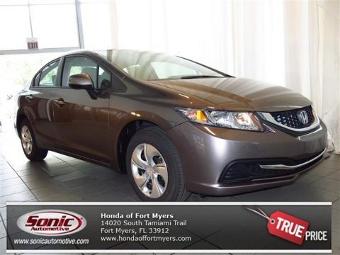 Urban Titanium Metallic 2013 Honda Civic LX Sedan