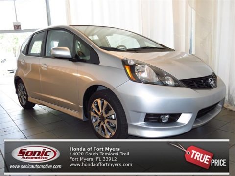 Alabaster Silver Metallic 2013 Honda Fit Sport
