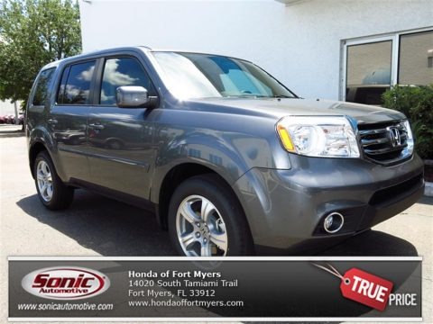 Polished Metal Metallic 2013 Honda Pilot EX-L