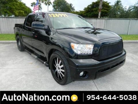 Black 2007 Toyota Tundra Limited CrewMax