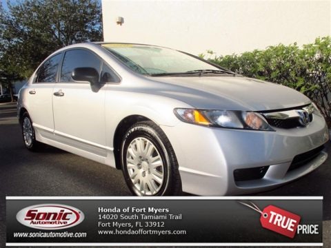 Alabaster Silver Metallic 2010 Honda Civic DX-VP Sedan
