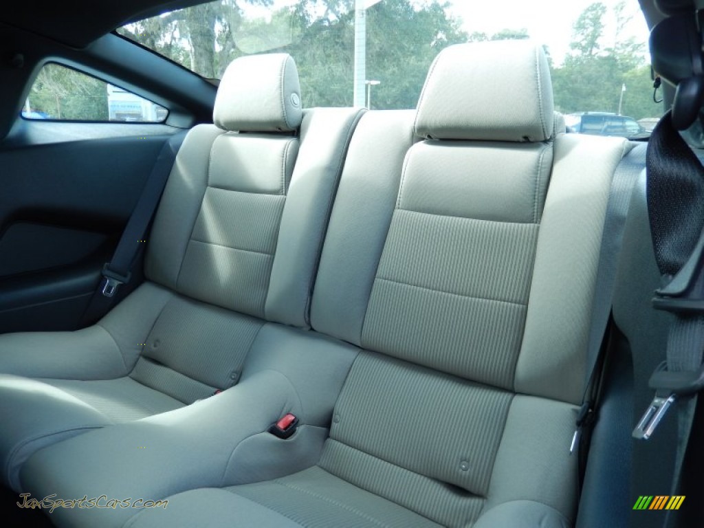 2014 Mustang V6 Premium Coupe - Deep Impact Blue / Medium Stone photo #7