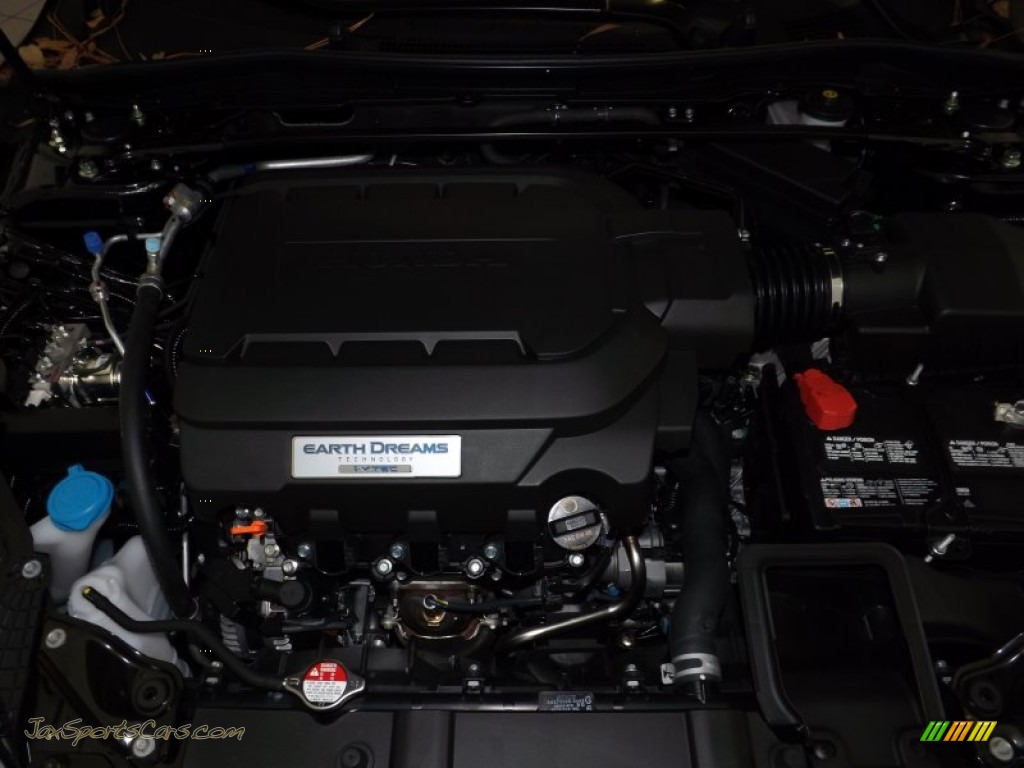 2014 Accord EX-L V6 Sedan - Crystal Black Pearl / Black photo #39