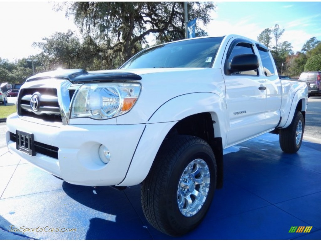 2008 Toyota Tacoma V6 SR5 PreRunner Access Cab In Super White 497499 Jax Sports Cars Cars 