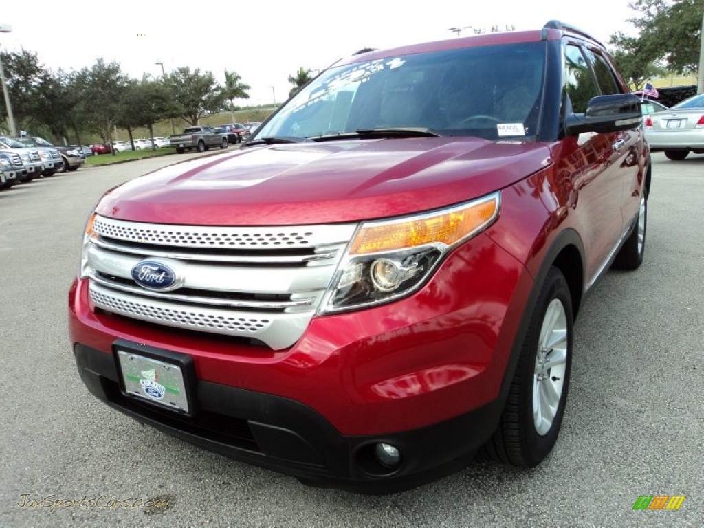 2012 Ford Explorer XLT in Red Candy Metallic photo 14 A66959 Jax