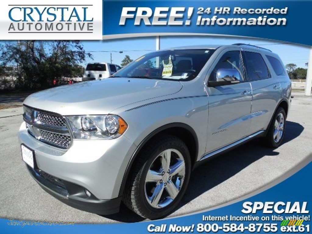 2011 Dodge Durango Citadel in Bright Silver Metallic photo 3 663863
