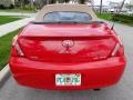 Toyota Solara SLE V6 Convertible Absolutely Red photo #44