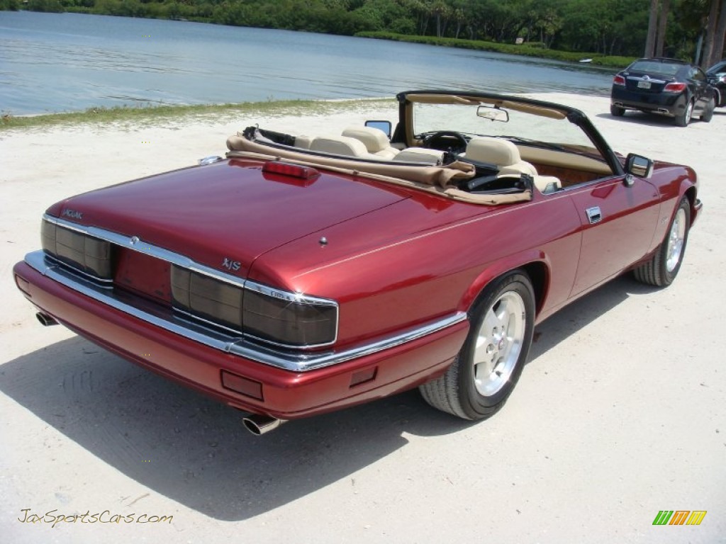 1995 XJ XJS Convertible - Morocco Red Pearl / Ivory photo #7