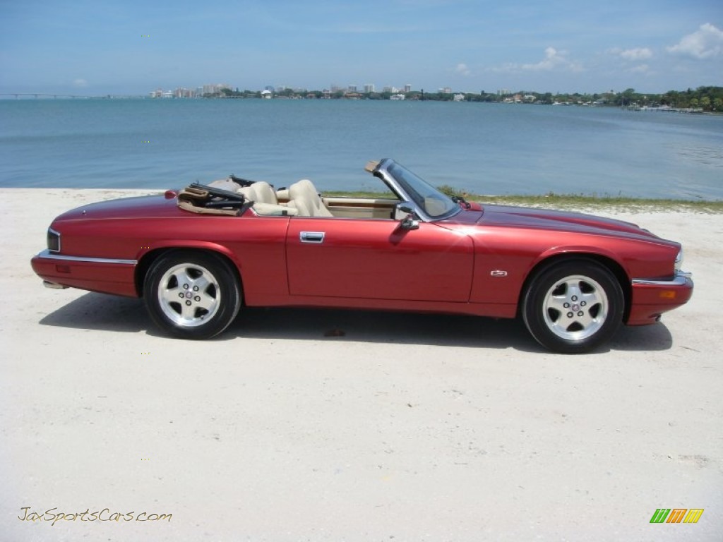 1995 XJ XJS Convertible - Morocco Red Pearl / Ivory photo #8