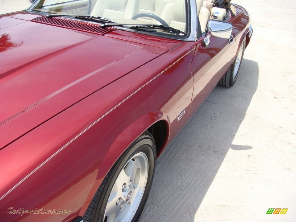 1995 XJ XJS Convertible - Morocco Red Pearl / Ivory photo #10