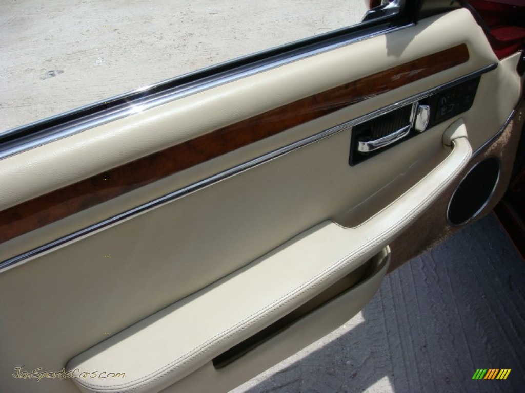 1995 XJ XJS Convertible - Morocco Red Pearl / Ivory photo #16