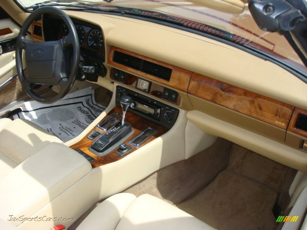 1995 XJ XJS Convertible - Morocco Red Pearl / Ivory photo #24