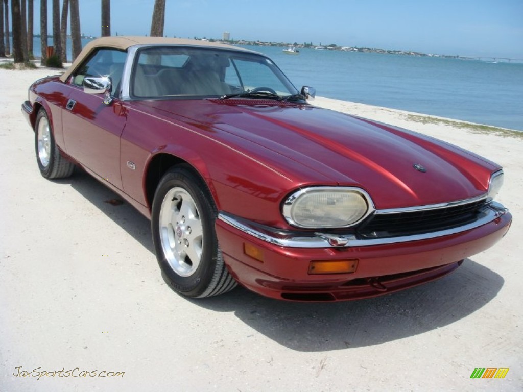 1995 XJ XJS Convertible - Morocco Red Pearl / Ivory photo #26