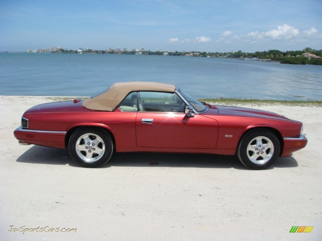 1995 XJ XJS Convertible - Morocco Red Pearl / Ivory photo #27