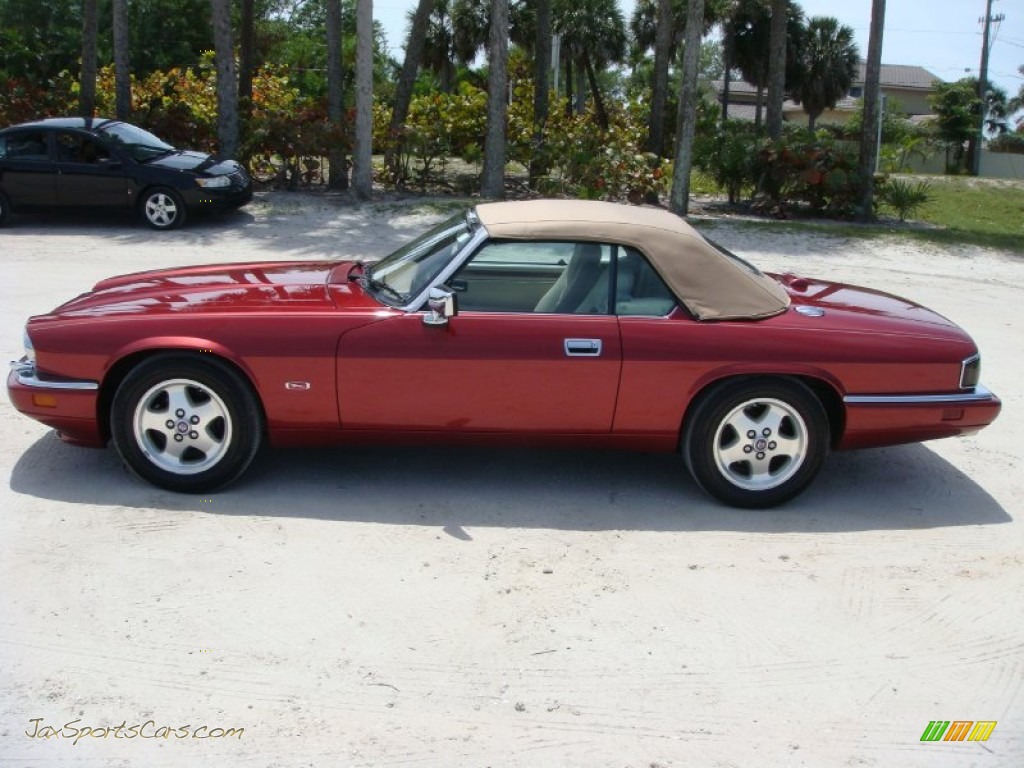 1995 XJ XJS Convertible - Morocco Red Pearl / Ivory photo #31