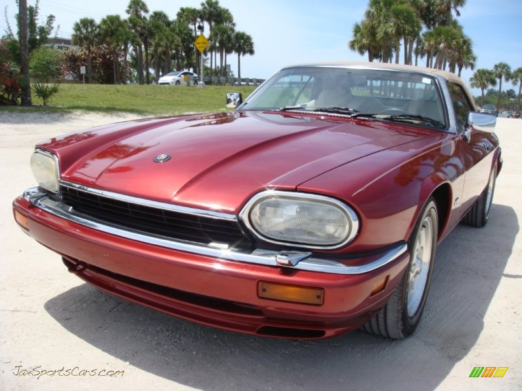 1995 XJ XJS Convertible - Morocco Red Pearl / Ivory photo #38