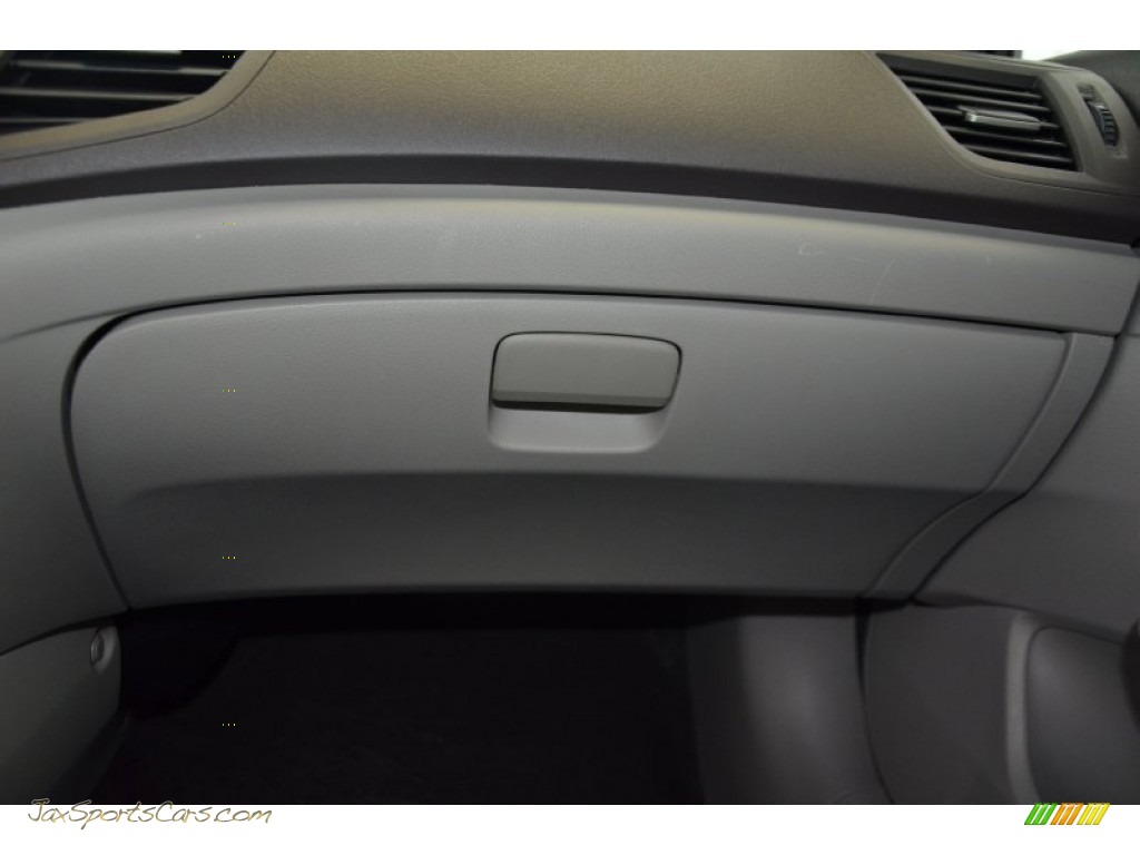 2012 Civic LX Sedan - Crystal Black Pearl / Gray photo #16