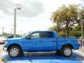Ford F150 XLT SuperCrew Blue Flame photo #2
