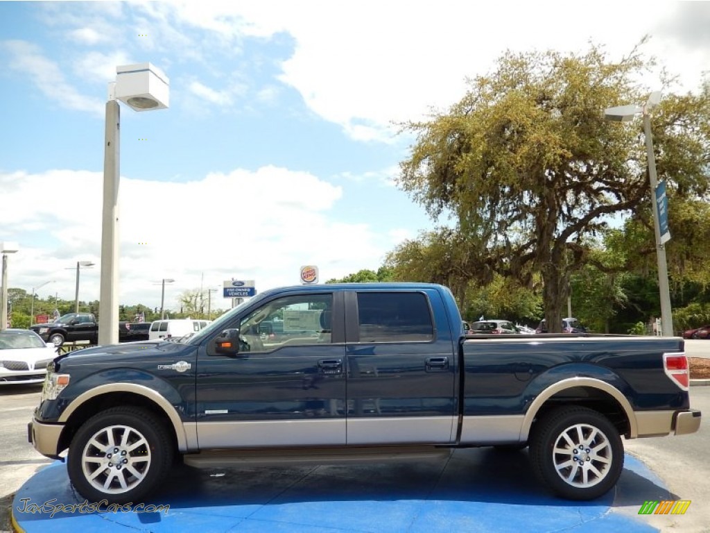 2014 F150 King Ranch SuperCrew - Blue Jeans / King Ranch Chaparral/Pale Adobe photo #2